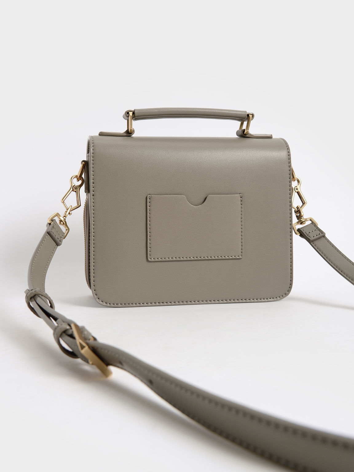 Charles & keith classic front shop flap crossbody bag