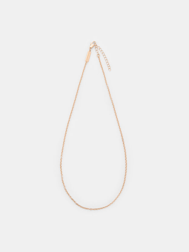 Collar de cadena Arleth, Oro rosa, hi-res
