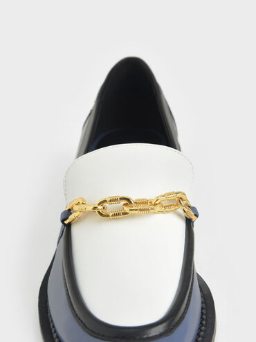 Chunky Chain Link Loafers, Multi, hi-res