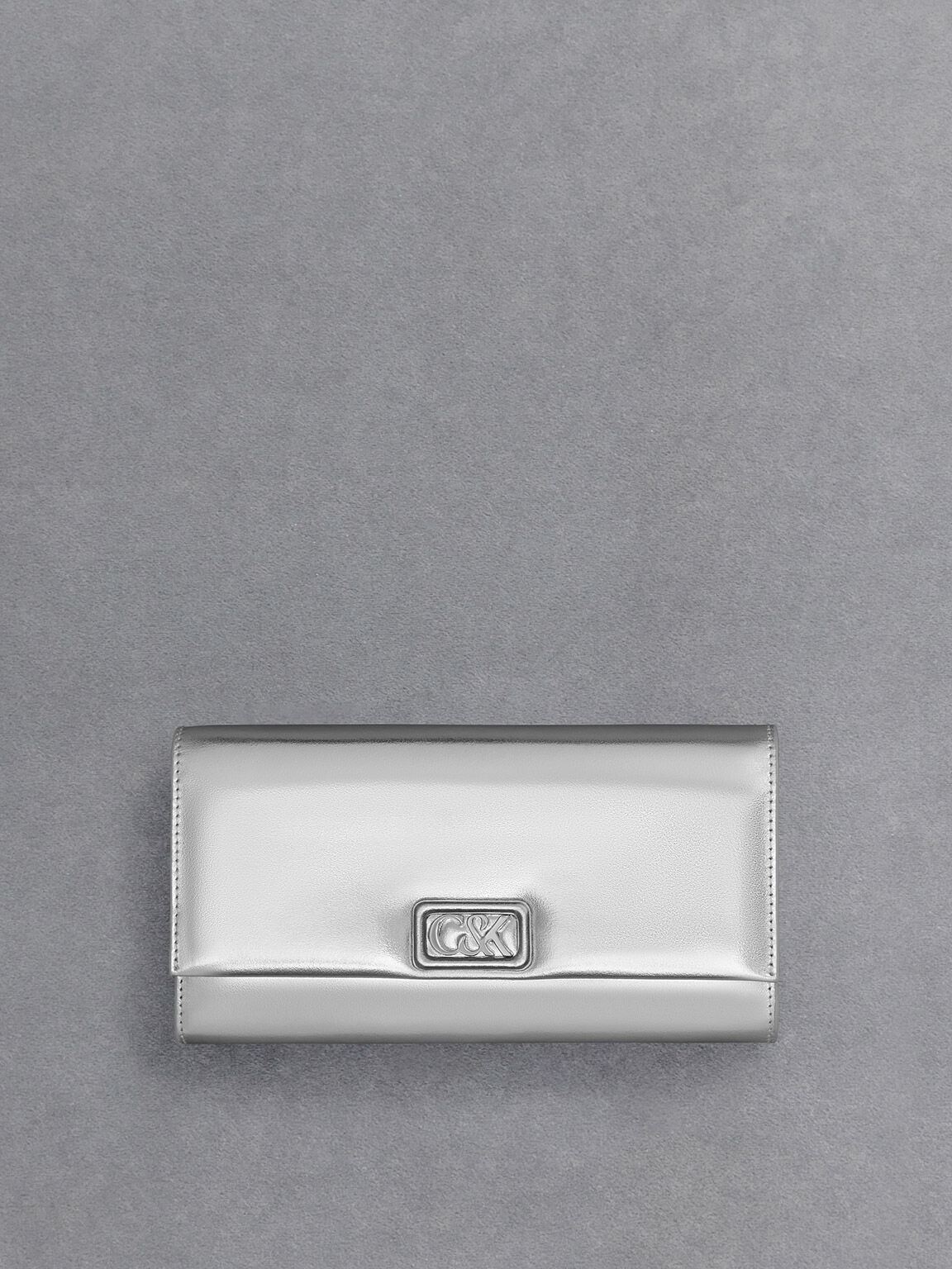 Calvin klein silver wallet sales