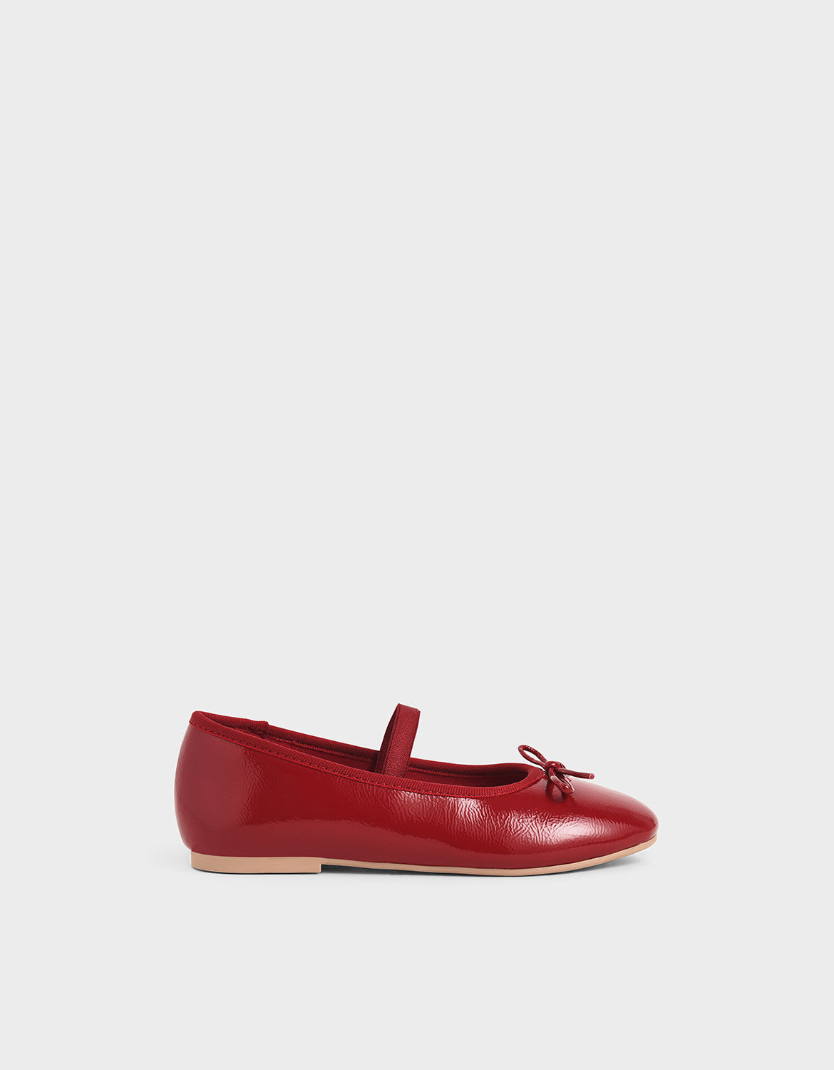 little girl red flats