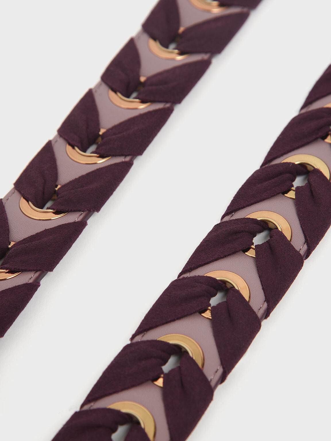 Braided Bag Strap, Mauve, hi-res