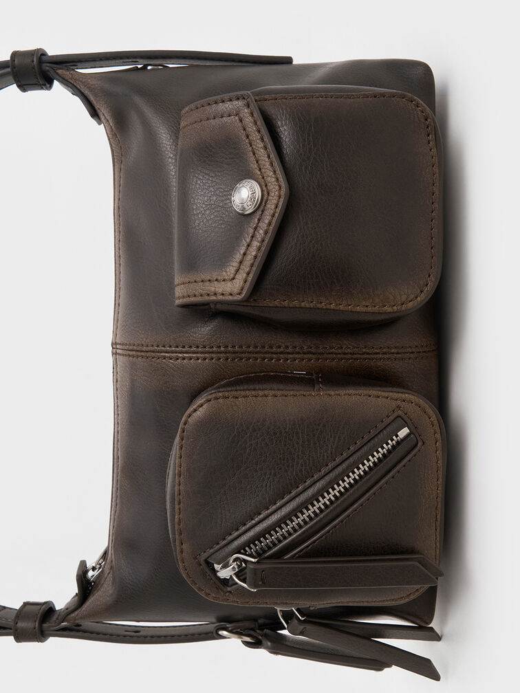 Thora Multi-Pocket Crossbody Bag, Multi, hi-res