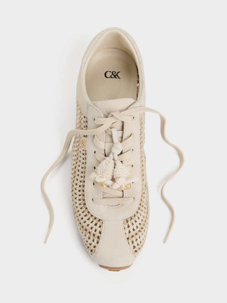 Jace 鉤針運動鞋, 石灰白, hi-res