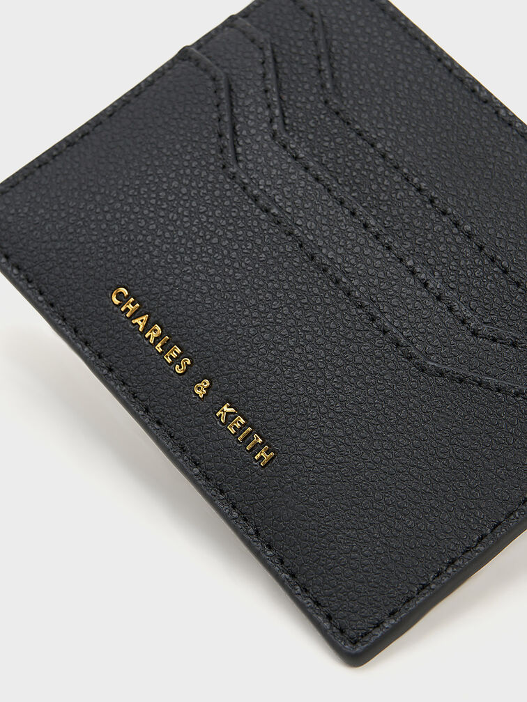 Carli Multi-Slot Card Holder, Black, hi-res