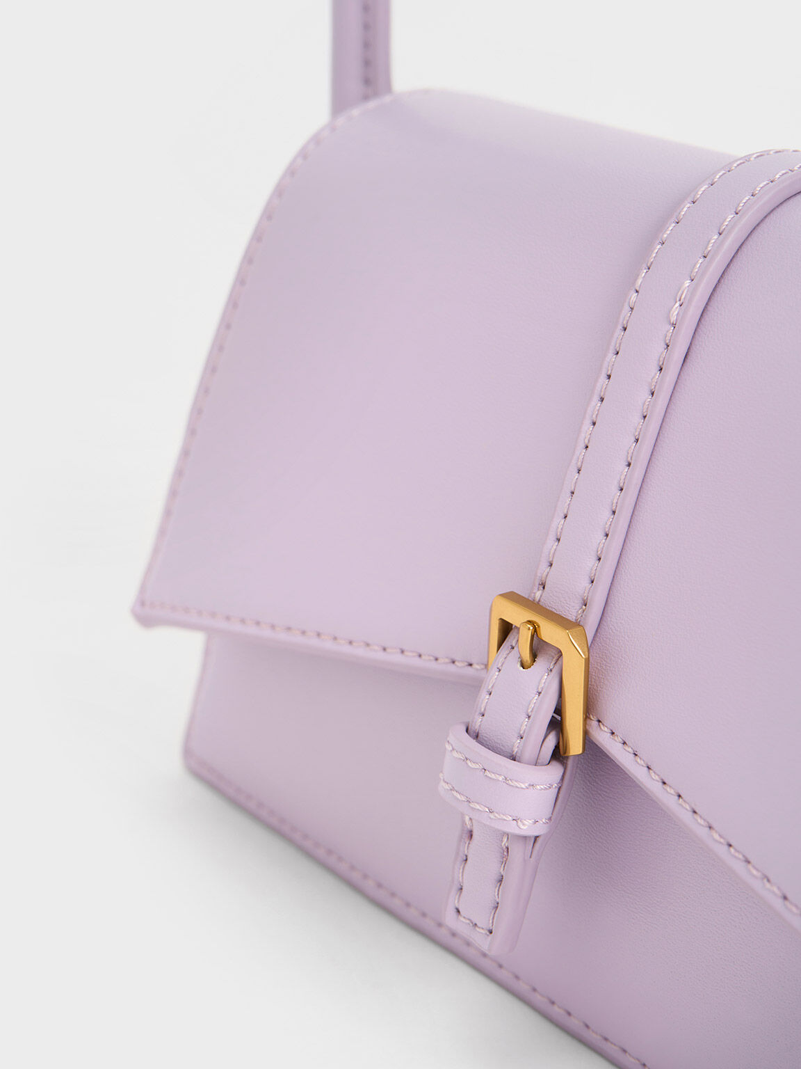 Annelise Belted Trapeze Bag, Lilac, hi-res