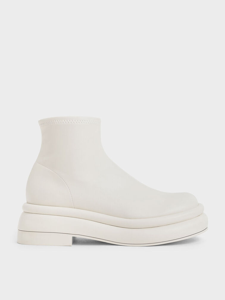 Nola Slip-On Ankle Boots​, Chalk, hi-res