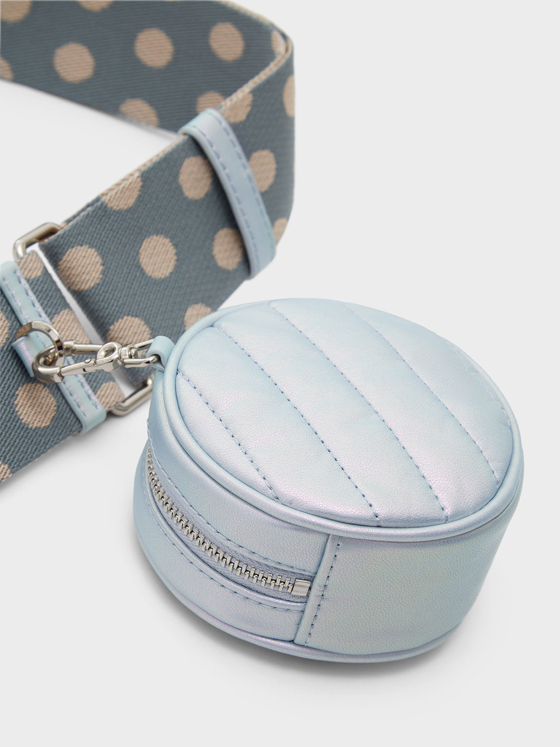 Chailly Panelled Crossbody Bag & Pouch, Peacock, hi-res
