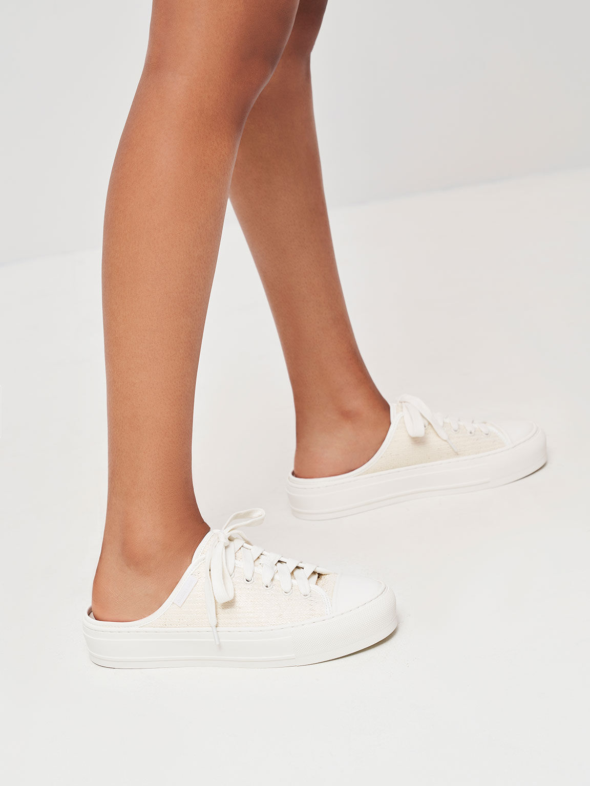 Slip-On Sneakers, White, hi-res