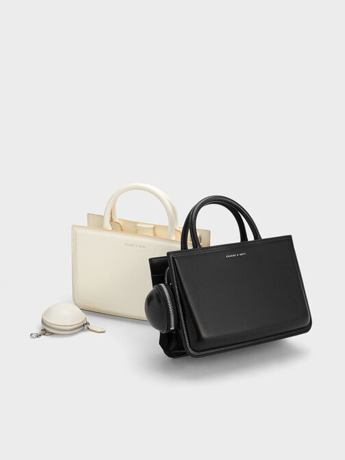 Kay Tote Bag, Cream, hi-res