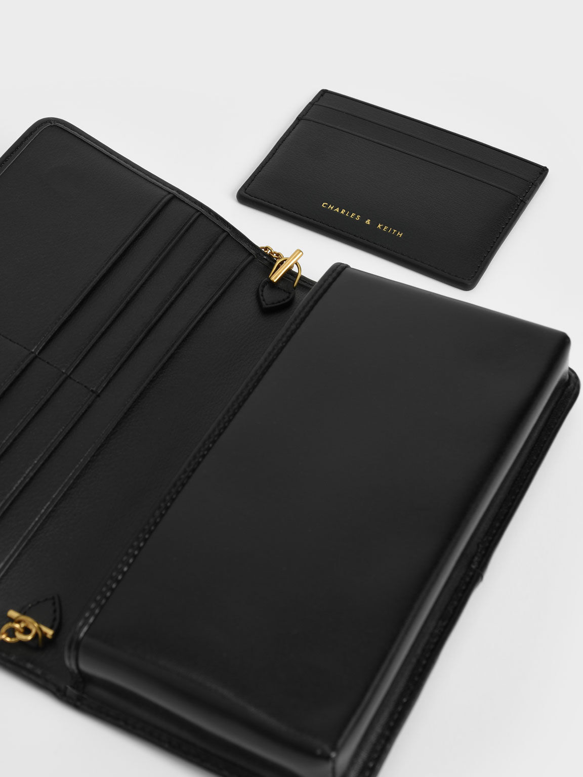 Long Wallet, Black, hi-res