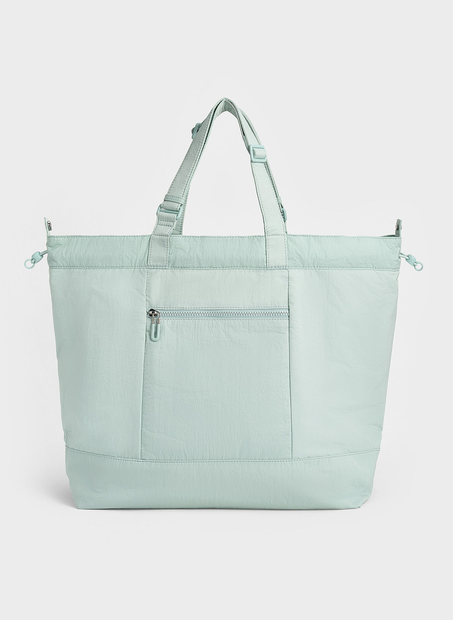 Terra Nylon Reversible Tote Bag, Sage Green, hi-res