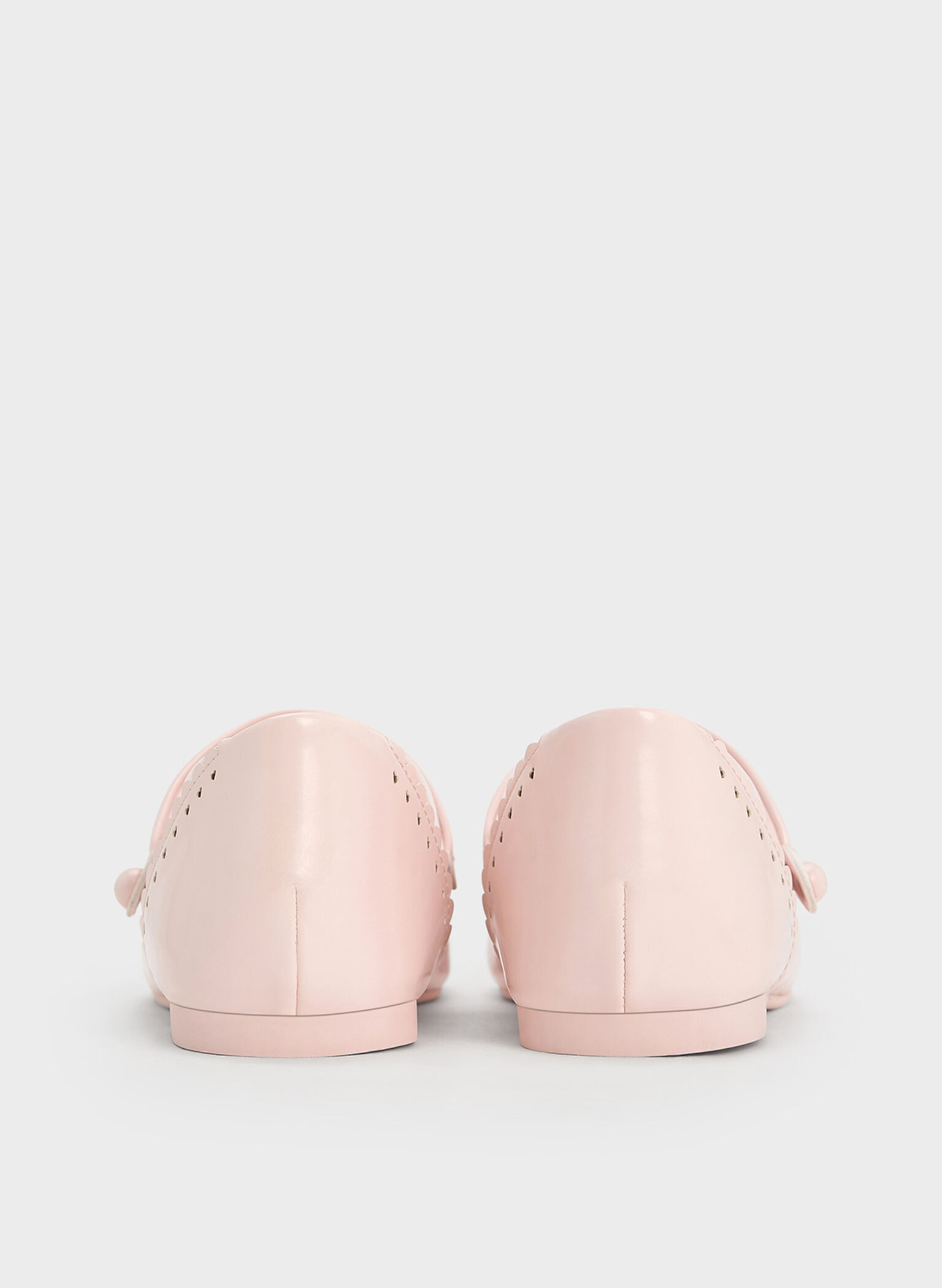 Marianne Girls' Heart Mary Jane Flats, Light Pink, hi-res