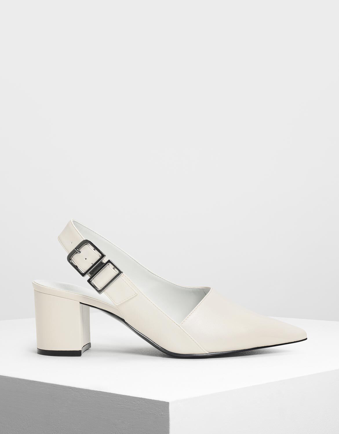 pointed toe block heel sandals
