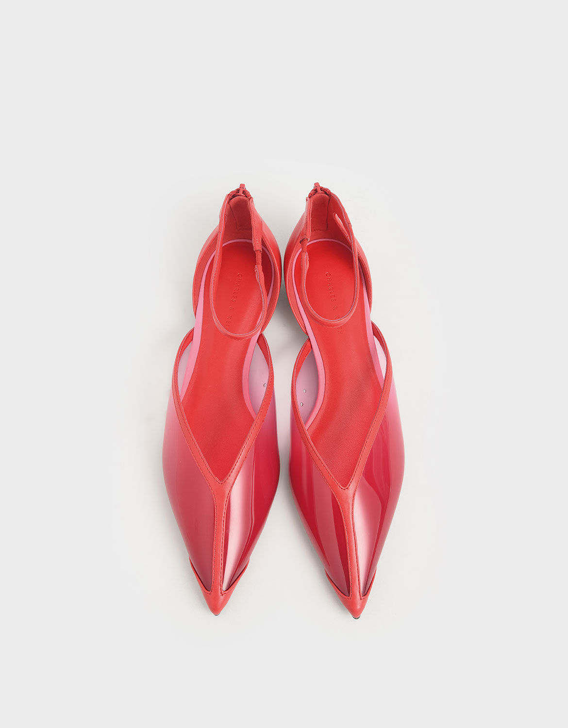 red pumps flat