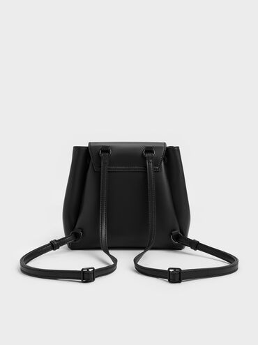 Hanya Top-Handle Backpack, Jet Black, hi-res