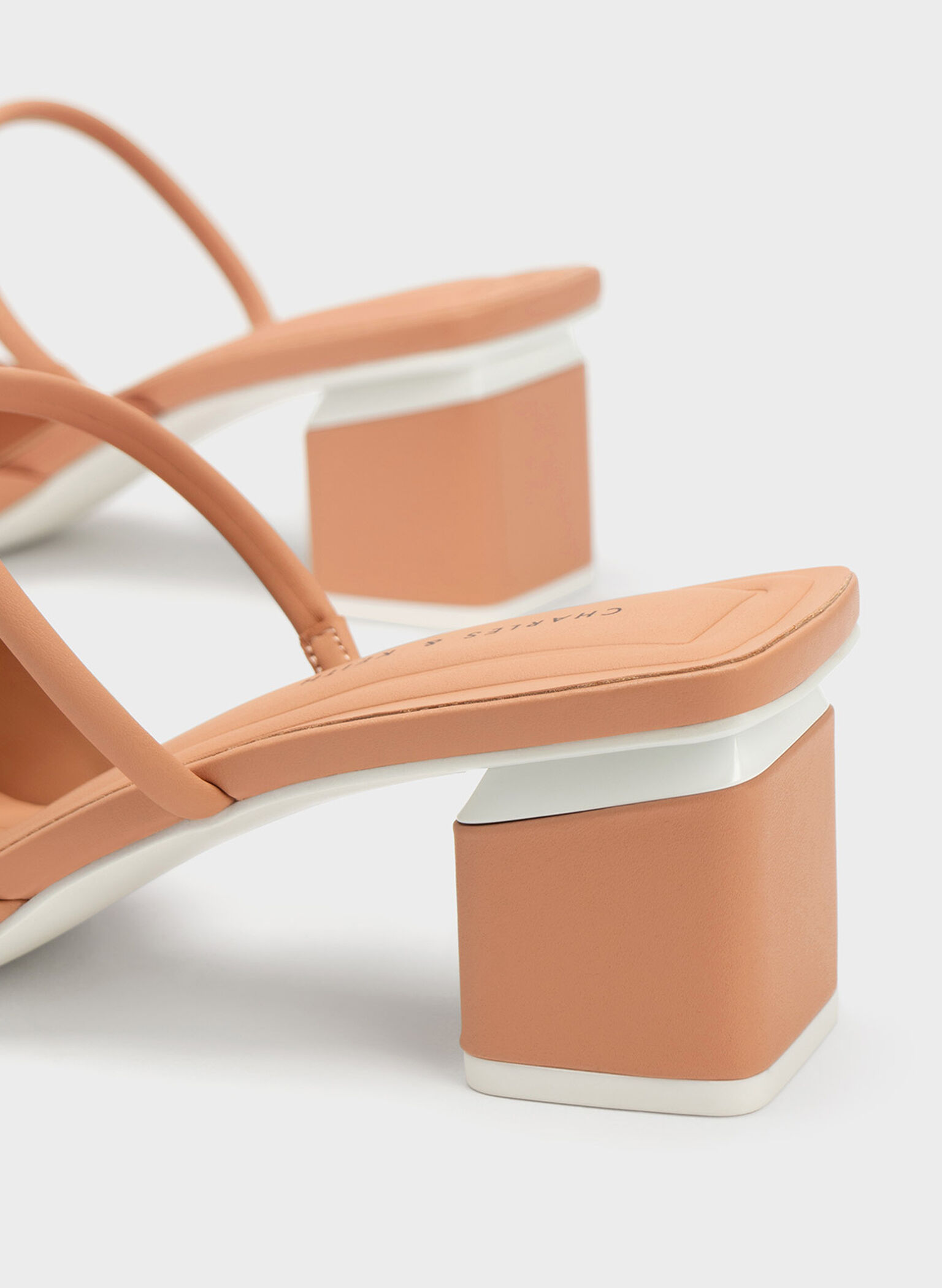 Block Heel Mules, Camel, hi-res