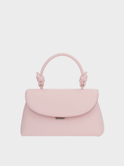 Sammie Knotted-Handle Two-Way Backpack, Cotton Candy Pink, hi-res