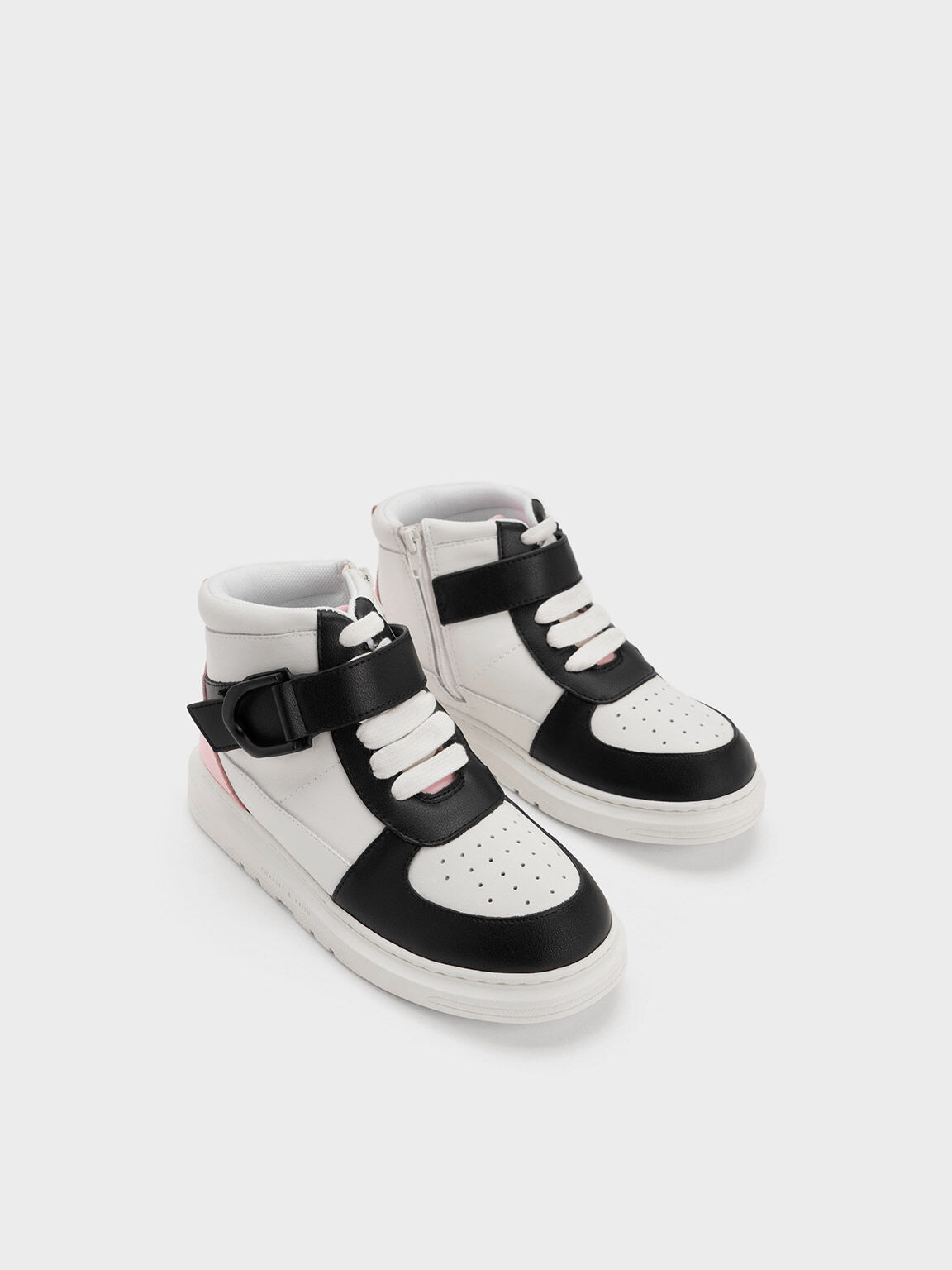 Girls white high best sale top sneakers