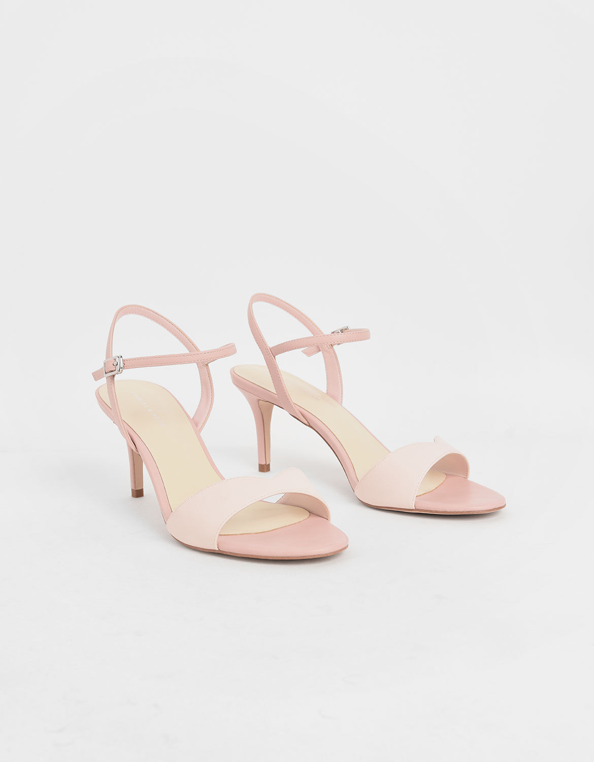 pink ankle strap