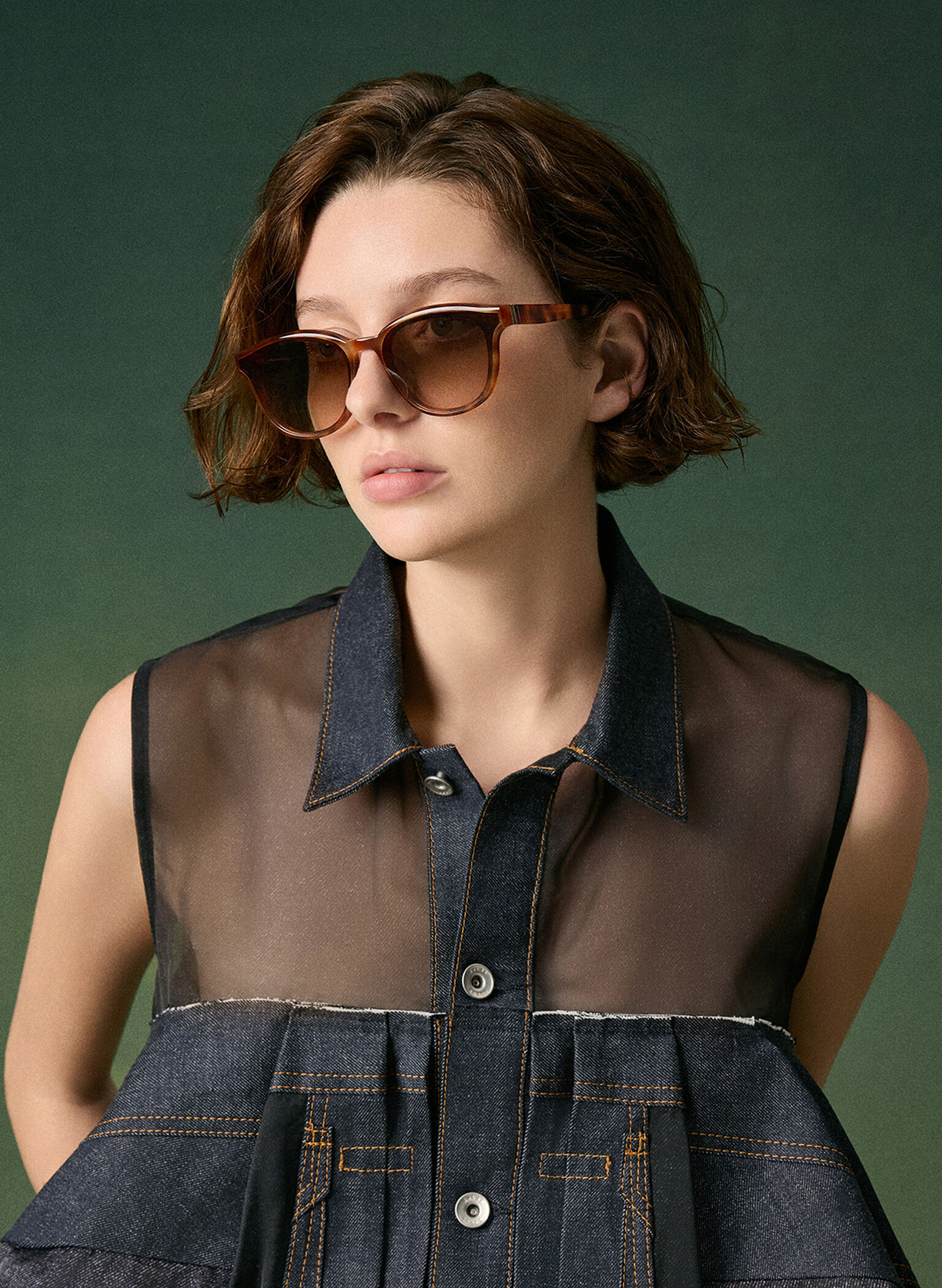 Violette Tortoiseshell Oval Sunglasses, T. Shell, hi-res