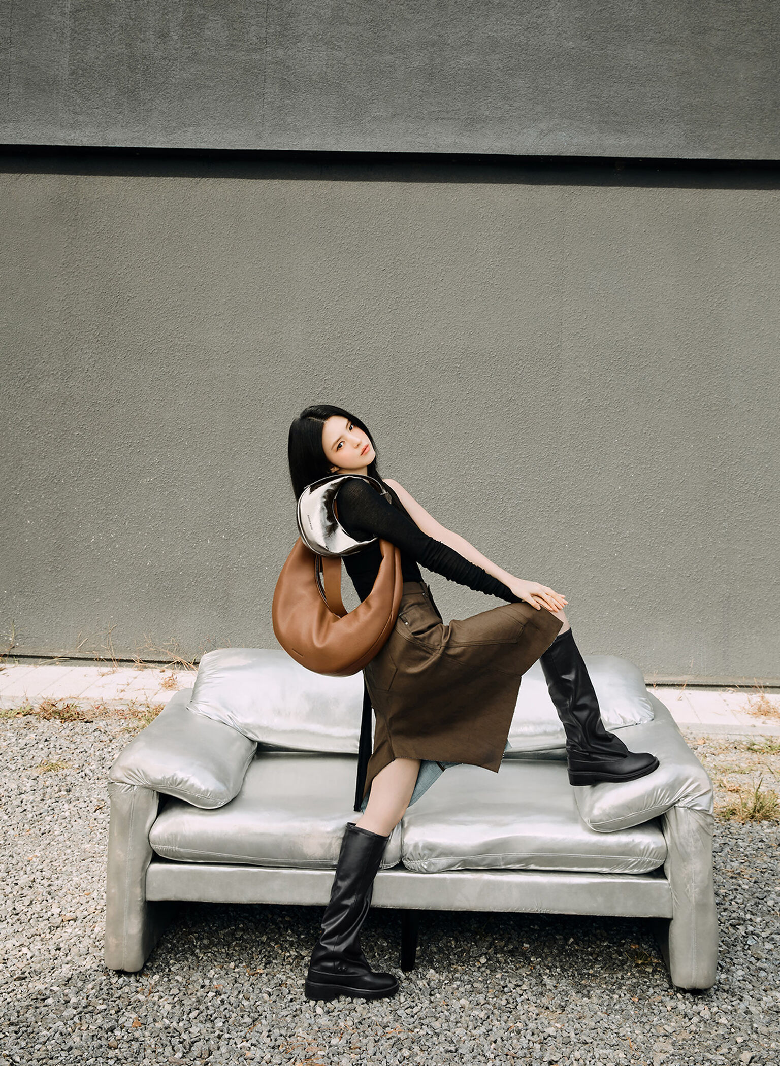 Jett Knee-High Boots, Black, hi-res