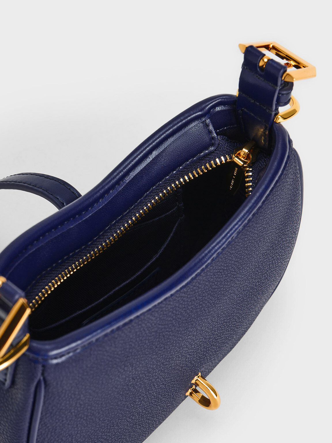 Thessaly Metallic Accent Bag, Navy, hi-res