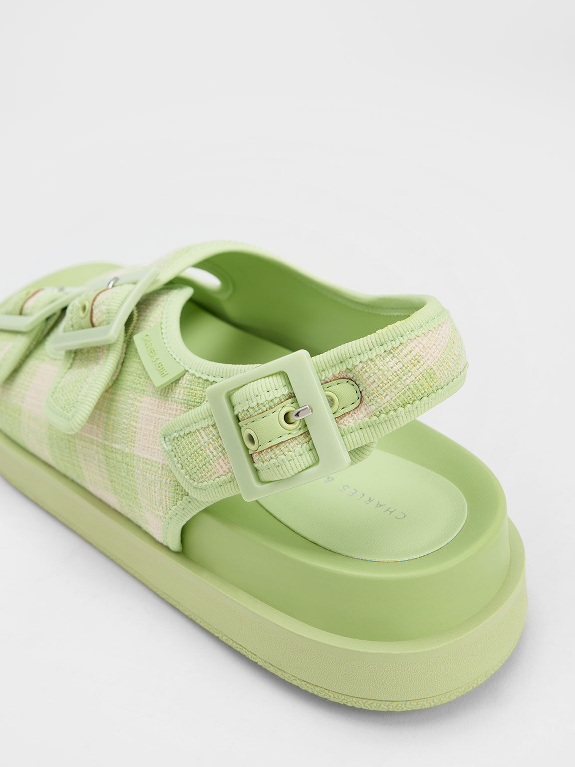 Charles and keith clearance mesh flatform sandals