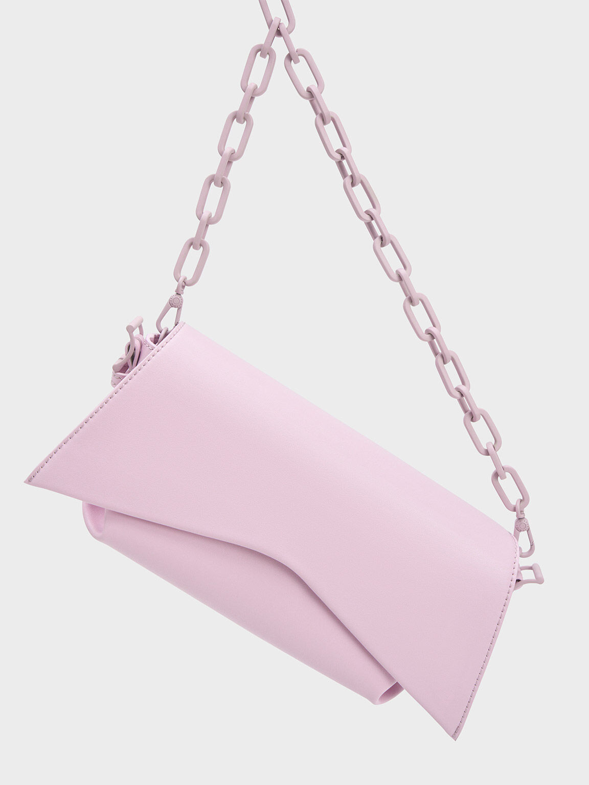 Boaz Geometric Front Flap Bag, Lilac, hi-res