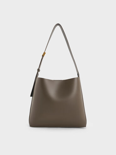 Dark Moss Edna Tote Bag - CHARLES u0026 KEITH US