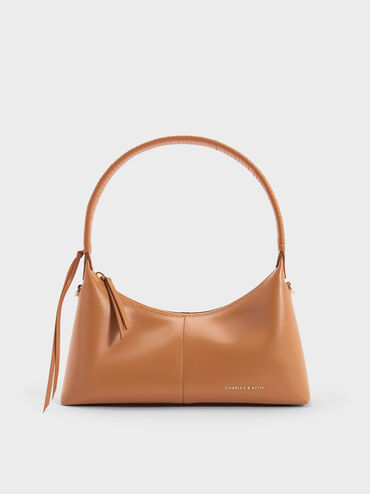 Bolso de hombro Simone, Marrón rojizo, hi-res