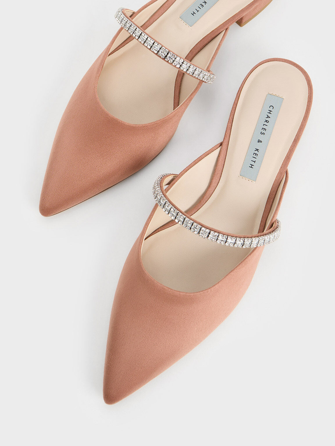 Nude store dress flats