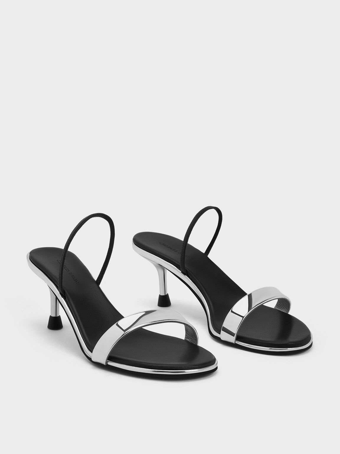 Black and silver heels 2025