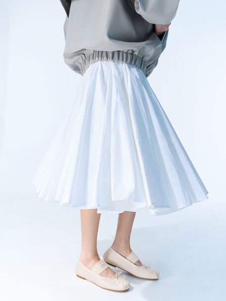 Winona Mary Jane Flats, Chalk, hi-res