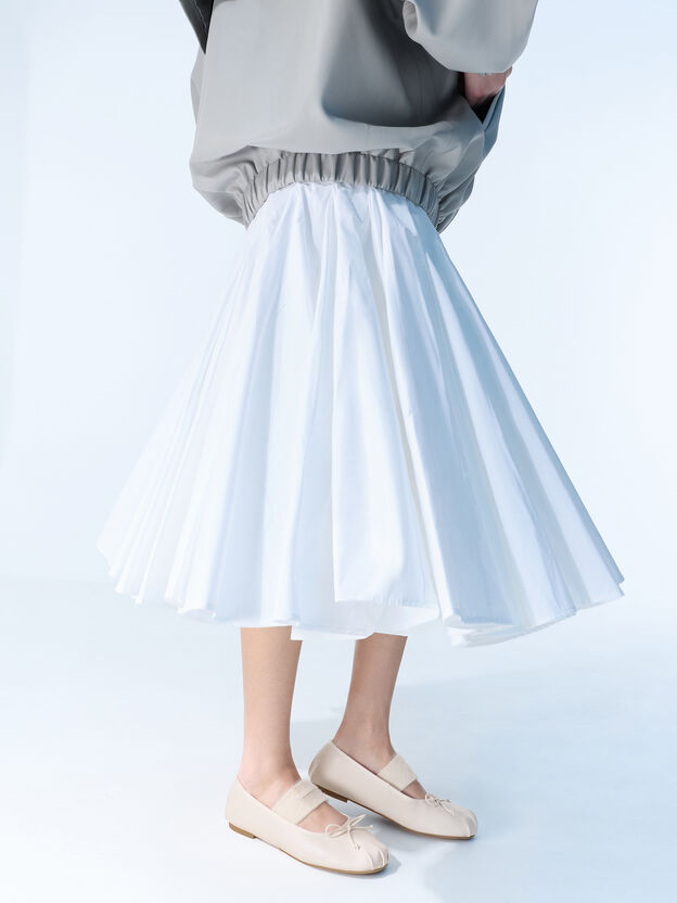 Winona Mary Jane Flats, Chalk, hi-res