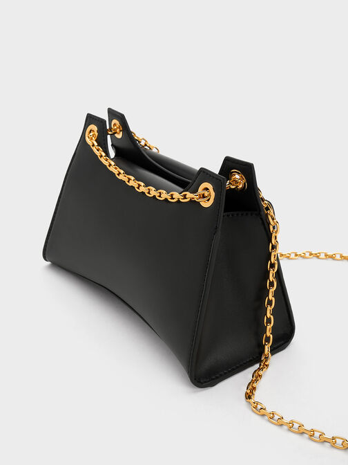 Eudora Sculptural Bag, Black, hi-res