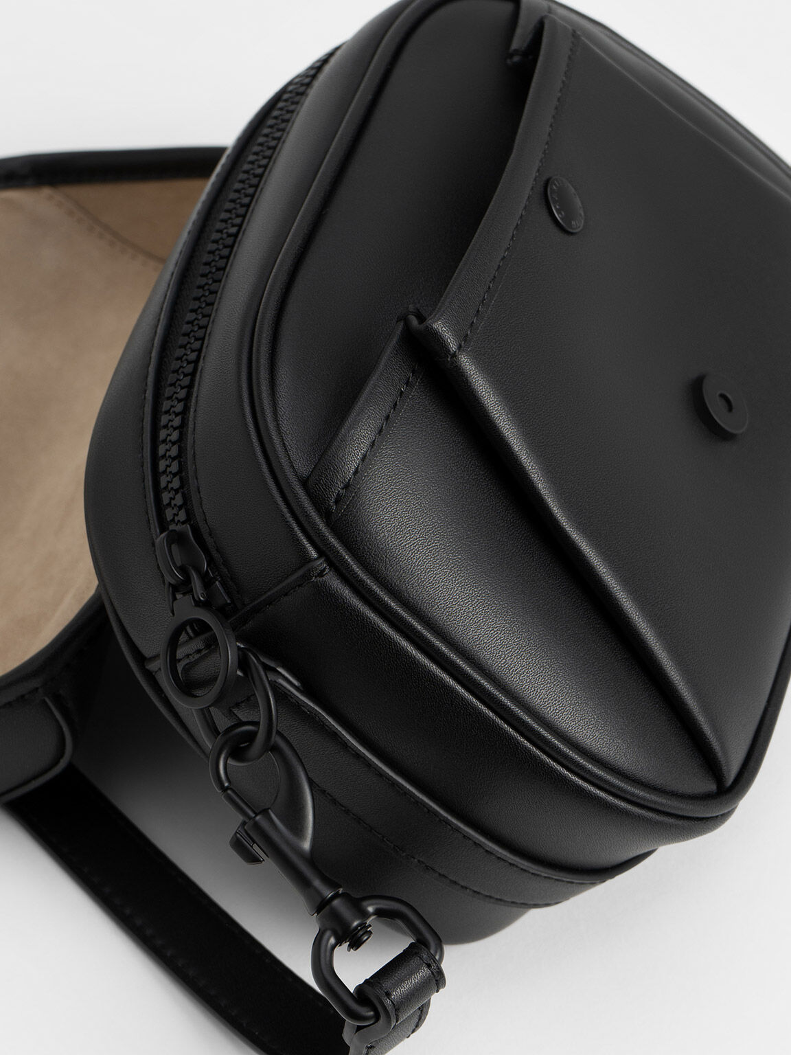 Altea Belted Crossbody Bag, Black, hi-res