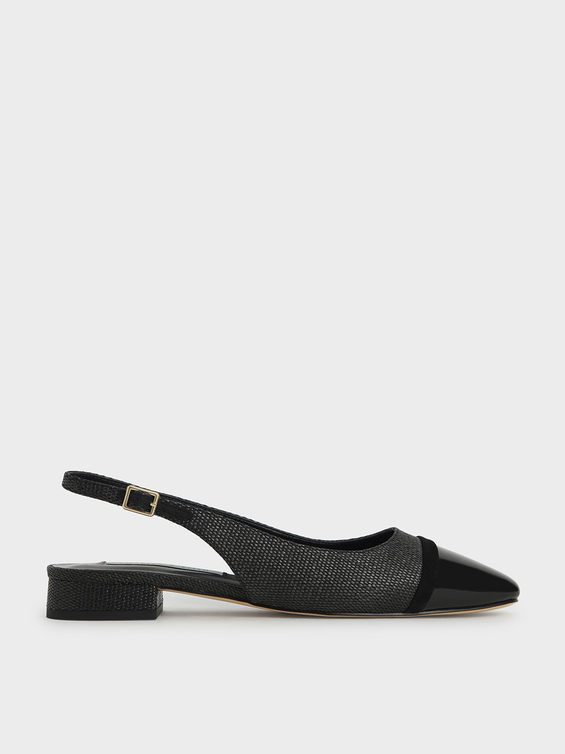 Next black slingbacks Clearance