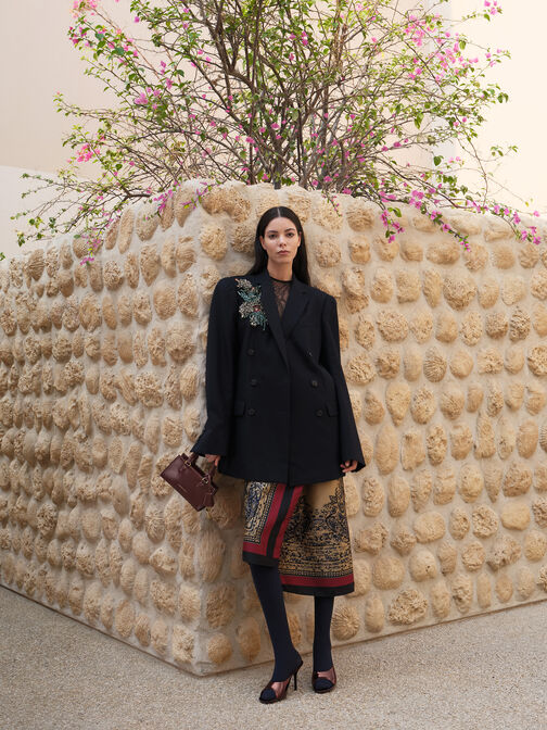 Mini Kerry Top Handle Bag, Wineberry Red, hi-res