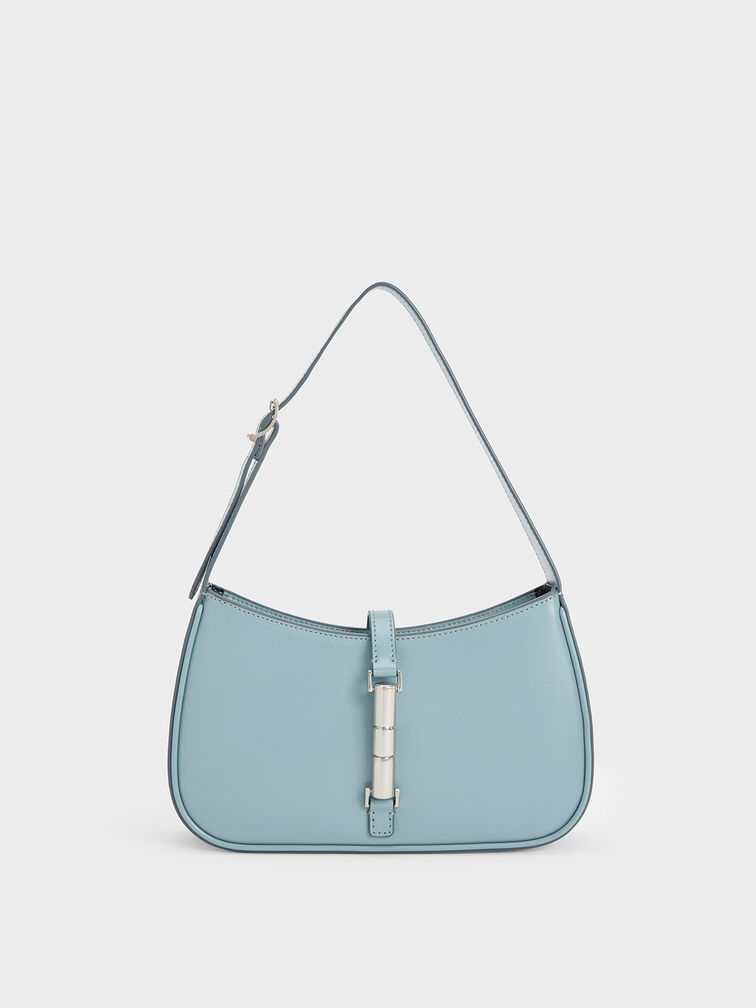 Designer Kelly Pochette Blue Bag - Nadine Collections