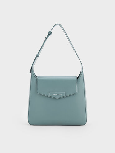 Adelie Envelope Shoulder Bag, Slate Blue, hi-res