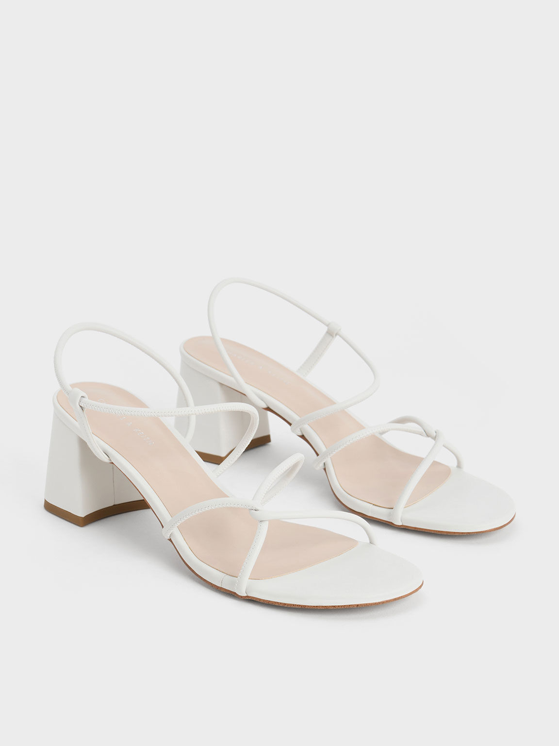 White high heel sandal sale