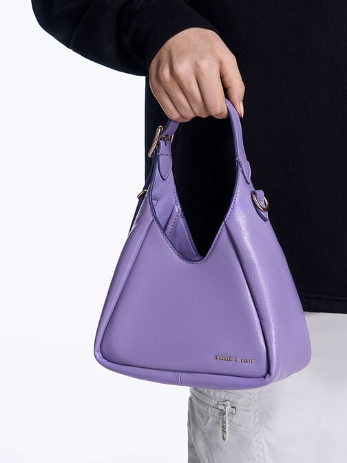 Mini Buzz Hobo Bag, Purple, hi-res