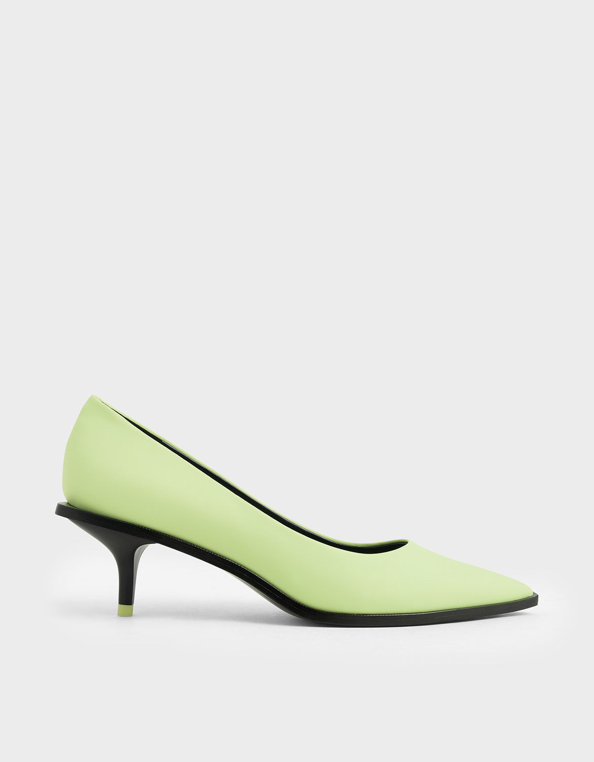 two tone heels pumps