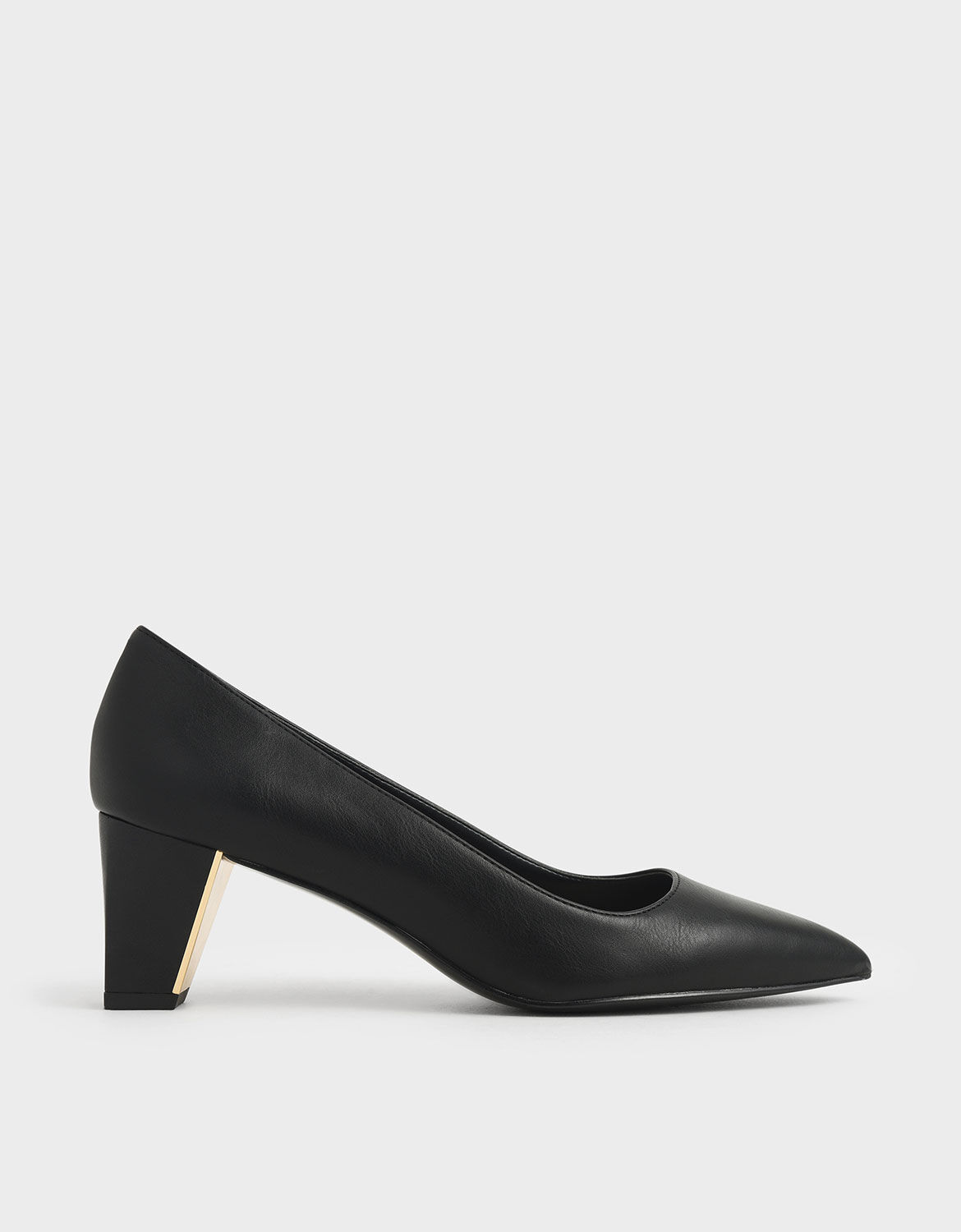 Chunky Heel Pumps - CHARLES \u0026 KEITH HK