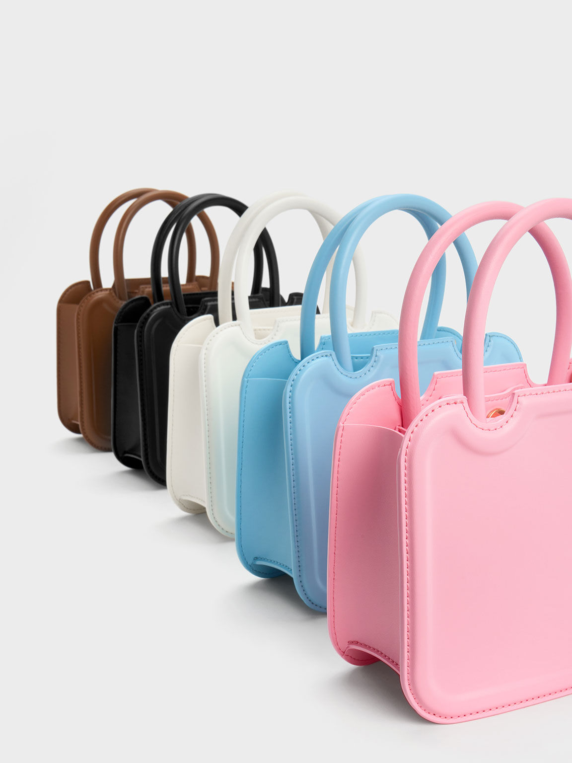Pale pink tote bag online