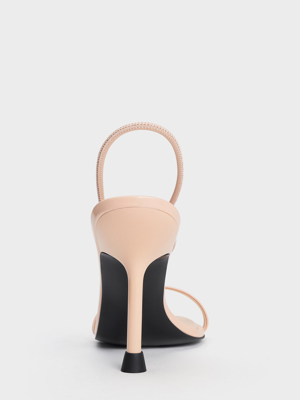 Stiletto Heel Ankle Strap Pumps Blush