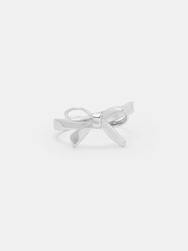 Athalia Bow Ring, Silver, hi-res