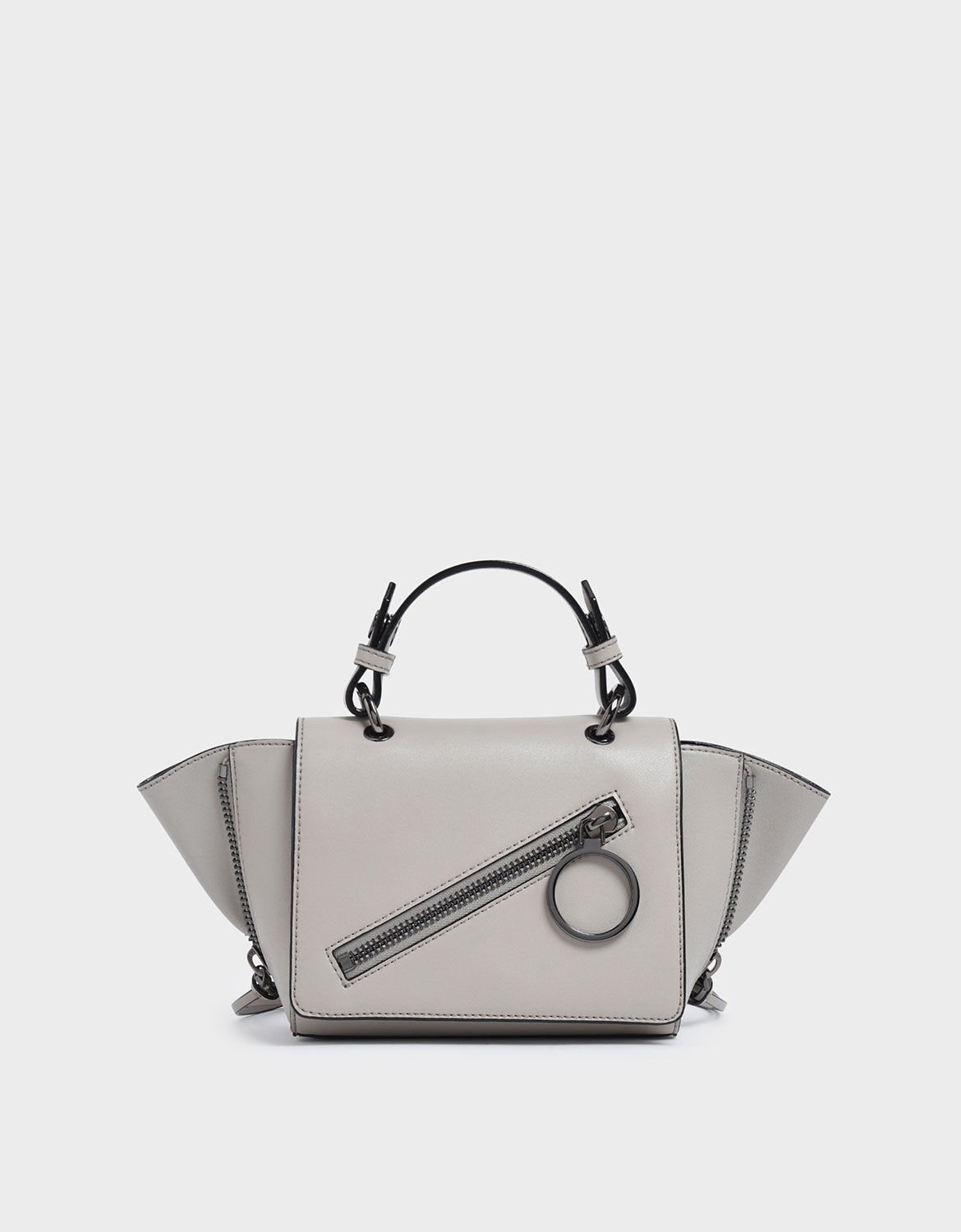charles and keith grey bag