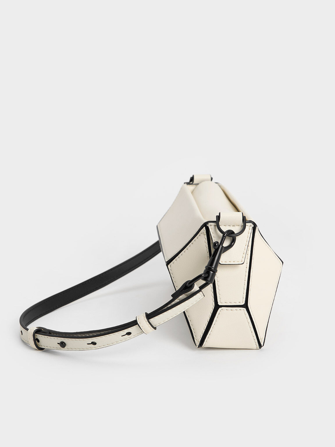 Nasrin Geometric Chain-Handle Shoulder Bag - Multi